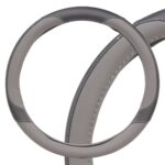 Оплетка на руль, искусственная кожа с перфорацией, серая/черная, 38 см / M (AWC-SL-02M) AIRLINE