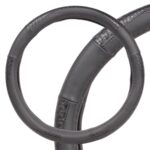 Оплетка на руль, искусственная кожа с тиснением, черная, 38 см / M (AWC-SL-03M) AIRLINE