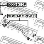 Втулка переднего стабилизатора комплект D21 FEBEST