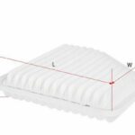 Фильтр воздушный  TOYOTA ESTIMA 3,5 2006 -   TOYOTA VANGUARD 3,5 2005 -  A3306 Sakura