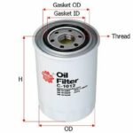 Фильтр масляный MITSUBISHI PAJERO 2.8D/3.2D/CANTER 2.8D/3.9D C1012 Sakura