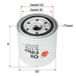 Фильтр масляный  TOYOTA CORSA 1,5 1994 - 1999  TOYOTA COROLLA 2,0 2002 - 2004 C1118 Sakura