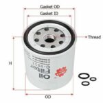 Фильтр масляный  CHERY TIGGO 06- AFOS432 C1511 Sakura