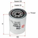 Фильтр масляный NISSAN ALMERA/PRIMERA/SUNNY/TERRANO 1.3-3.0 -02 C1805 Sakura