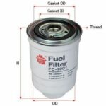 Фильтр топливный MITSUBISHI PAJERO/L200 2.5D/HYUNDAI PORTER/H-1 2.5D FC1001 Sakura