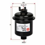 Фильтр топливный HONDA ACCORD 1.8-2.2i/CIVIC 96- FS1607 Sakura