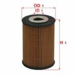 Фильтр масляный (элемент)  NISSAN SAFARI 3,0 2000 -   TOYOTA CELICA 2,0 1993 - 1999 EO1801 Sakura