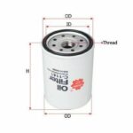 Фильтр масляный  TOYOTA FORTUNER 4,0 2010 - 2015  TOYOTA CENTURY 4,0 1982 - 1996 C1141 Sakura