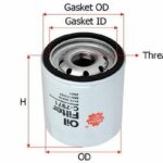 Фильтр масляный CHRYSLER/GM/SUZUKI C7971 Sakura