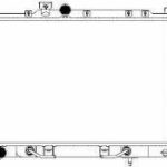 Радиатор MITSUBISHI LANCER 02-12 33211007 Sakura