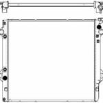 Радиатор TOYOTA 4RUNNER 02-09, FJ CRUISER 06-13, LAND CRUISER PRADO 120 02-09 34611048 Sakura
