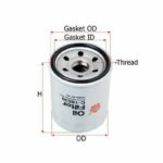 Фильтр масляный  SUBARU OUTBACK 2,5 2015 -   SUBARU LEGACY 2,5 2013 -  C18630 Sakura