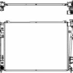 Радиатор HYUNDAI SONATA VI (YF) (10-) KIA OPTIMA III (TF) (10-) 34518503 Sakura