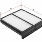 Фильтр салонный  MITSUBISHI CARISMA 1,8 2000 - 2006  MITSUBISHI CARISMA 1,8 1995 - 1997 CA1001S Sakura