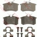Колодки задние AUDI A4 (B5, B6) A6 (C5), CITROEN C4, PEUGEOT 307, 308 GDB1330 TRW