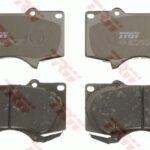 Колодки передние TOYOTA LAND CRUISER 120, PRADO 150, MITSUBISHI PAJERO IV GDB3364 TRW