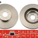 Диск тормозной TRW