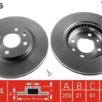 Диск тормозной TRW