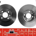 Диск тормозной TRW