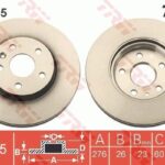 Диск тормозной TRW