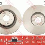 диск торм.пер.окраш. SantaFe 09- TRW