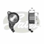 Натяжной ролик привода ГРМ PowerGrip® GATES