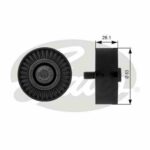 Направляющий ролик привода вспомогательных агрегатов DriveAlign® GATES