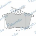Колодки тормозные дисковые зад MANDO