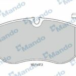Колодки тормозные дисковые перед MANDO
