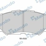 Колодки тормозные дисковые перед MANDO