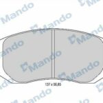 Колодки тормозные дисковые перед MANDO