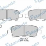 Колодки тормозные дисковые зад MANDO
