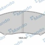 Колодки тормозные дисковые перед MANDO