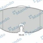 Колодки тормозные дисковые перед MANDO