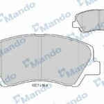 Колодки тормозные дисковые перед MANDO