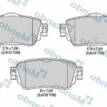 Колодки тормозные дисковые зад MANDO MBF015290