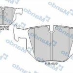 Колодки тормозные дисковые зад MANDO