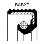 Cальник 25x35x6 FPM компрессора MB CORTECO