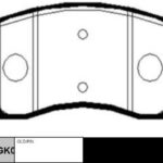 Колодки тормозные дисковые перед CTR