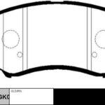 Колодки тормозные дисковые перед CTR