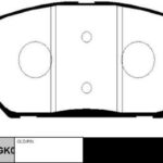 Колодки тормозные дисковые перед CTR