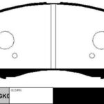 Колодки тормозные дисковые перед CTR