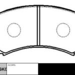 Колодки тормозные дисковые перед CTR