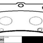Колодки тормозные дисковые зад CTR