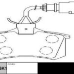 Колодки тормозные дисковые CTR GK1239