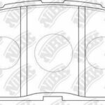 Колодки тормозные TOYOTA CAMRY V40 06-/V50 11-/LEXUS ES 240/350 06- передние PN1521 NIBK