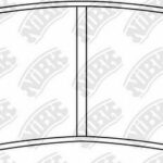 Колодки задние (TOYOTA LC 80/90/120 90/MITSUBISHI PAJERO 3.8/3.2D 06) PN1243 NIBK