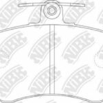Колодки тормозные передние VW Golf3 2.0/1.9D/PASSAT 2.0 92-97 PN0018 NIBK