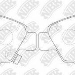 Колодки тормозные дисковые NIBK