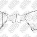 Колодки тормозные дисковые TOYOTA VITZ 2005 PN1839 NIBK